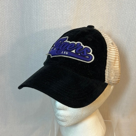 LSU Tigers TOW "Rebel" Corduroy & Mesh Snapback Relax Hat Cap‎ - Picture 1 of 11